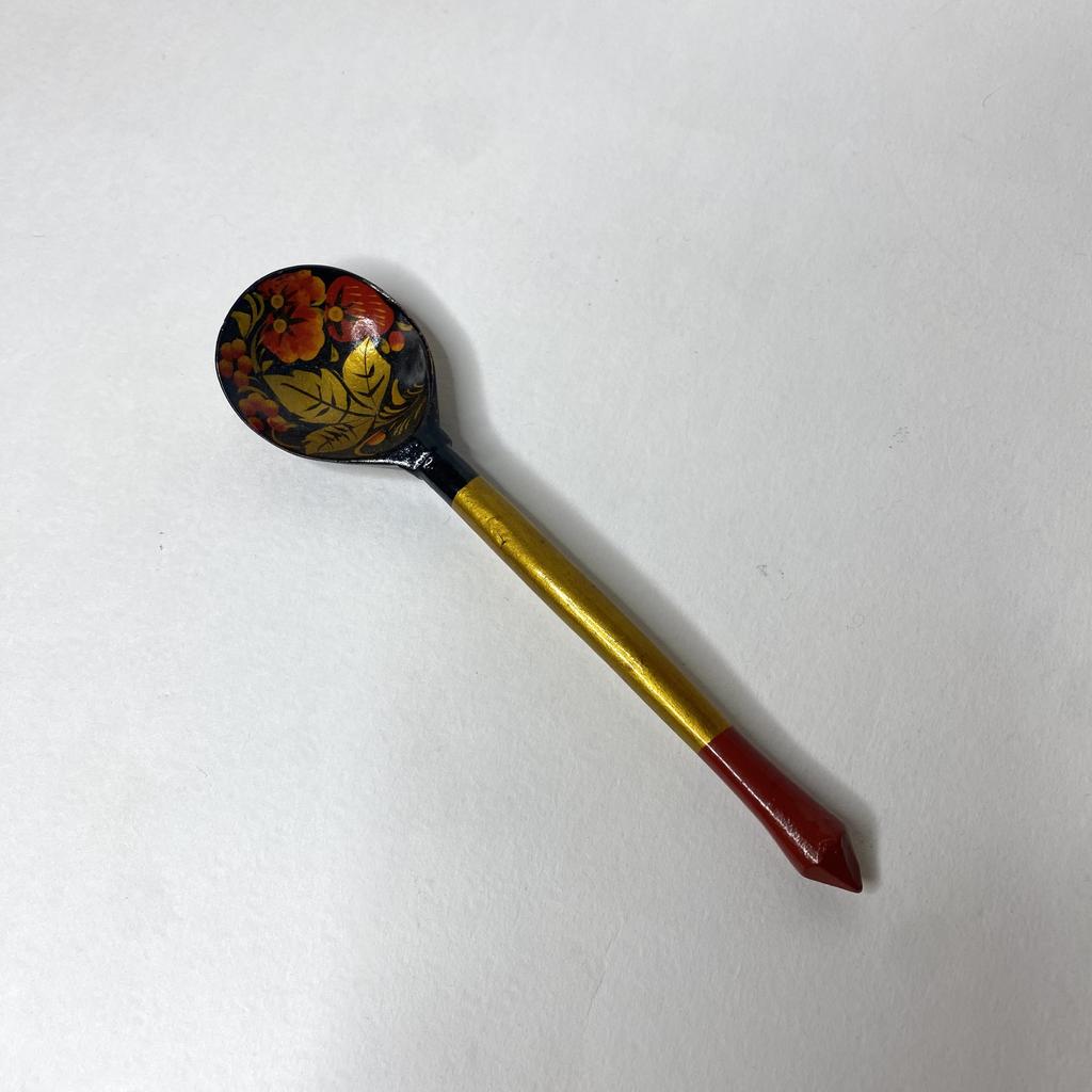 $Чайная ложка с росписью «Хохлома» Арт 1758
