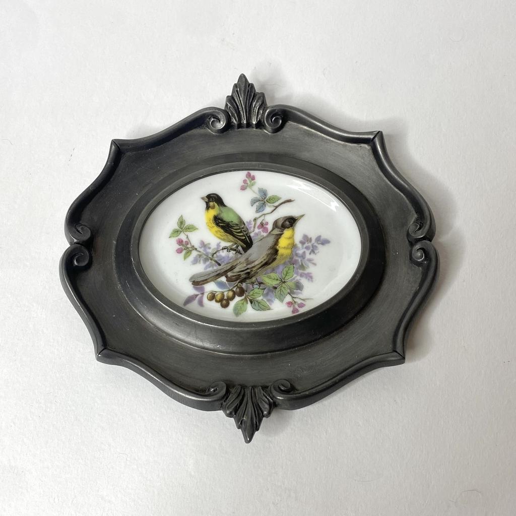 ✨Винтажная настенное панно  с фарфоровой вставкой Арт 1768
