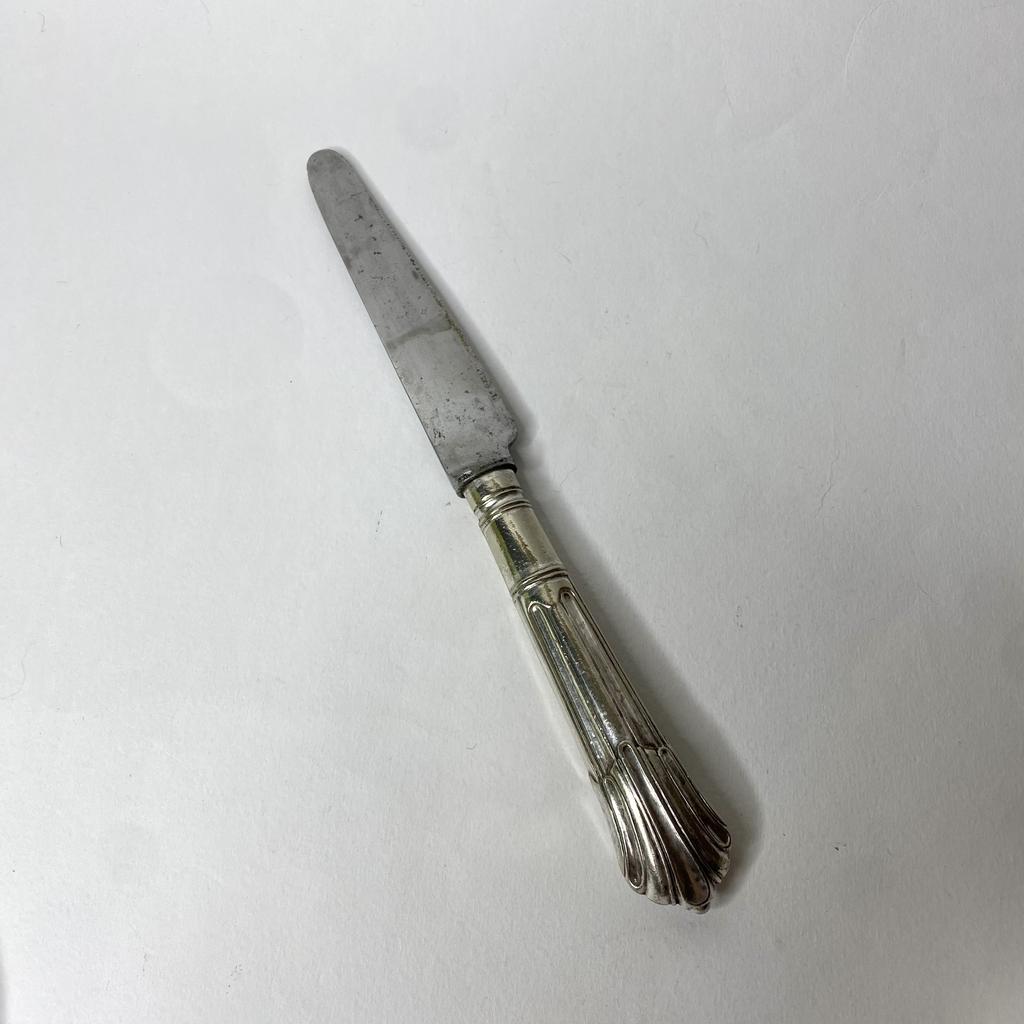 ✨Старинный нож серебрение 24 см Арт 2145