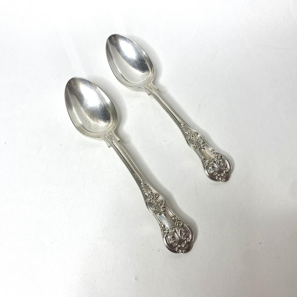 ✨Посеребрённая ложка R&B Англия 18 см Арт 2173