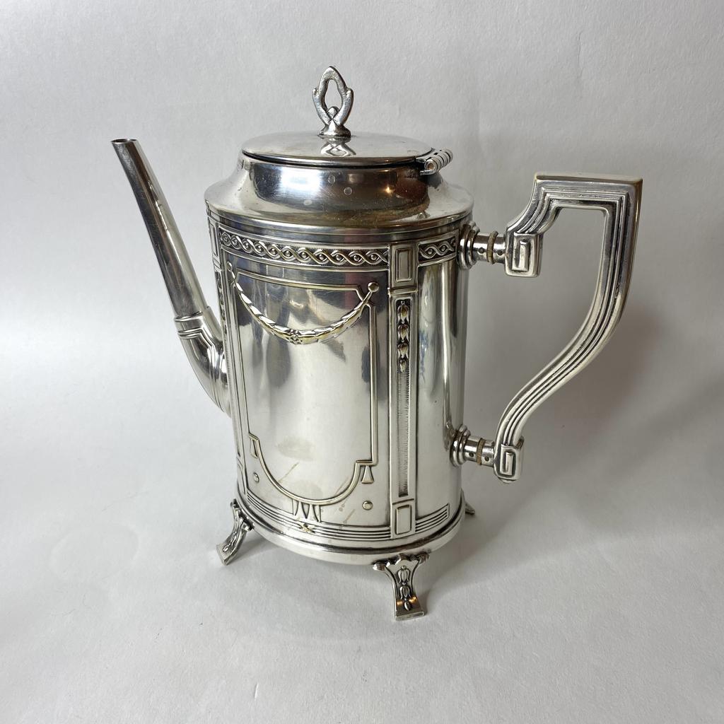 ✨Антикварный заварочный чайник серебрение Арт 2187