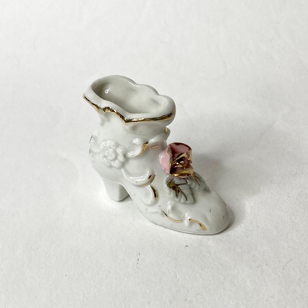 ✨Фарфоровый сапожок «Роза» Арт 1538