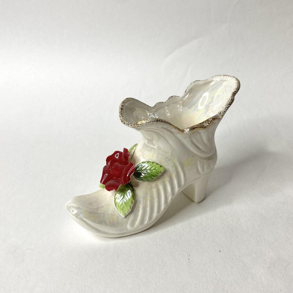 ✨Фарфоровый сапожок с розой Арт 1447
