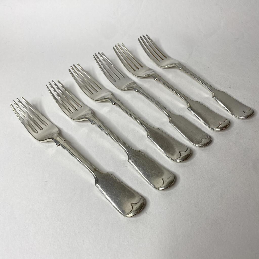 ✨Старинная вилка серебрение Англия 19 см Арт 2201