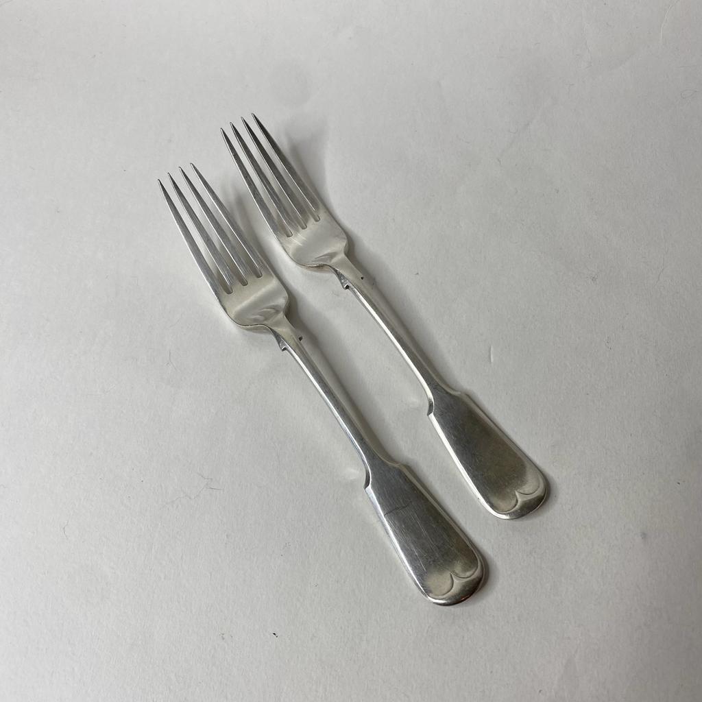 ✨Старинная вилка серебрение Англия 20 см Арт 2202