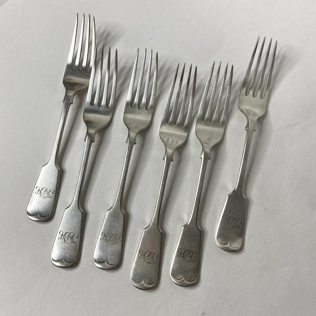 ✨Старинная вилка с монограммой Англия 20 см. Арт 2203