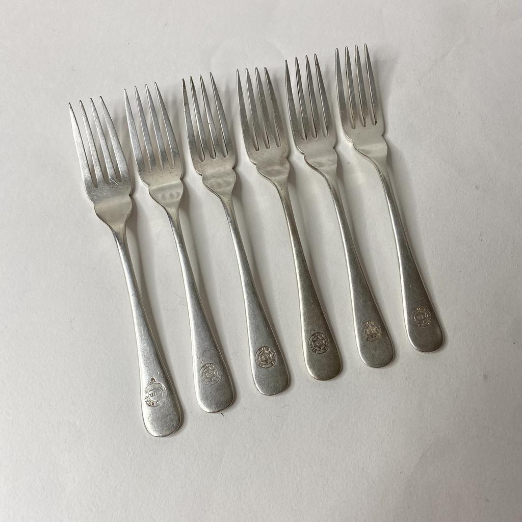 ✨Старинная вилка Walker&Hall серебрение 18 см Арт 2204