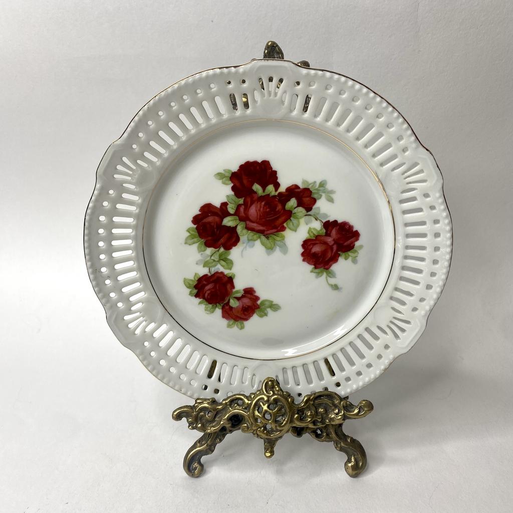 ✨Винтажная тарелка «Роза» 17 см Арт 778