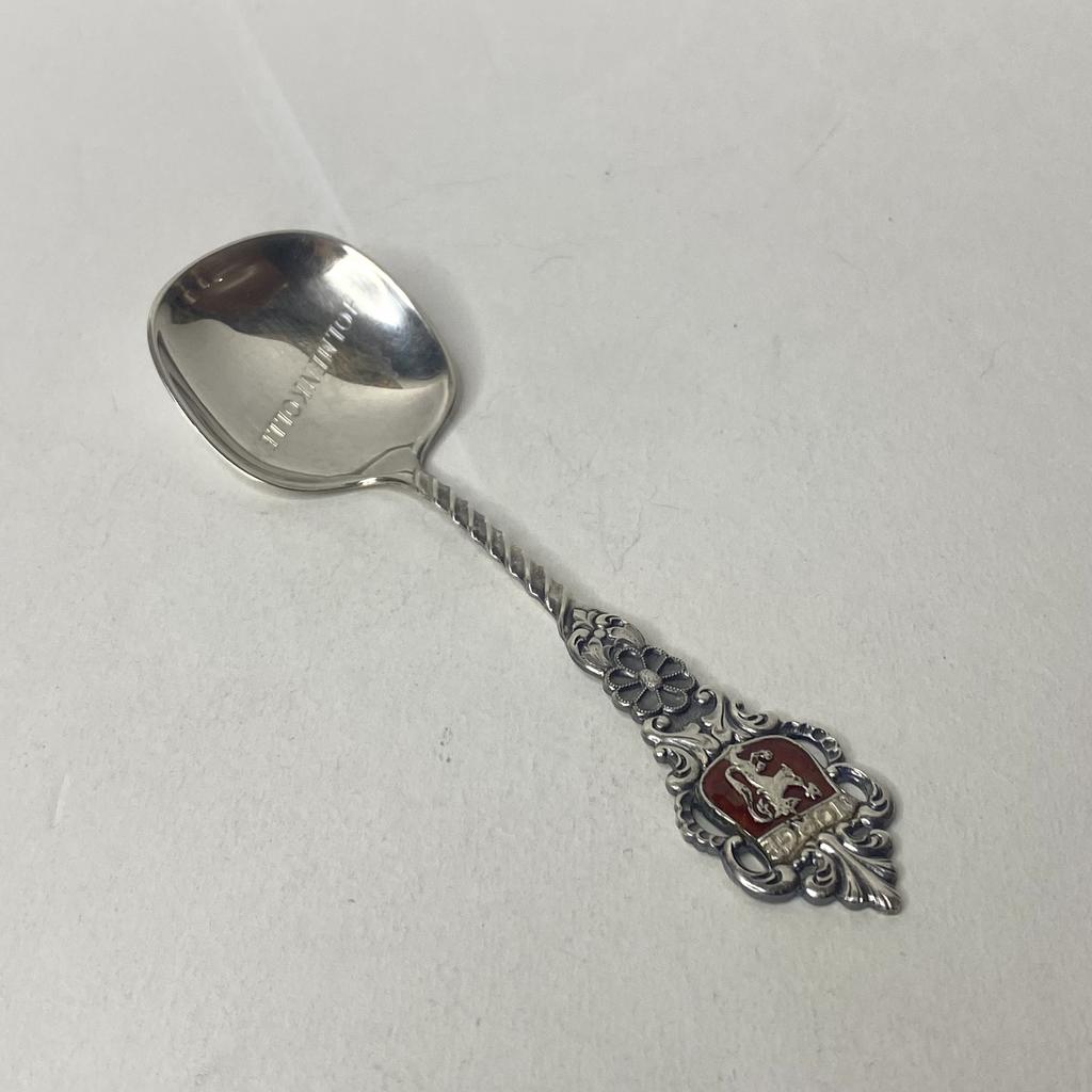 ✨Сувенирная ложка Norge серебрение Арт 839