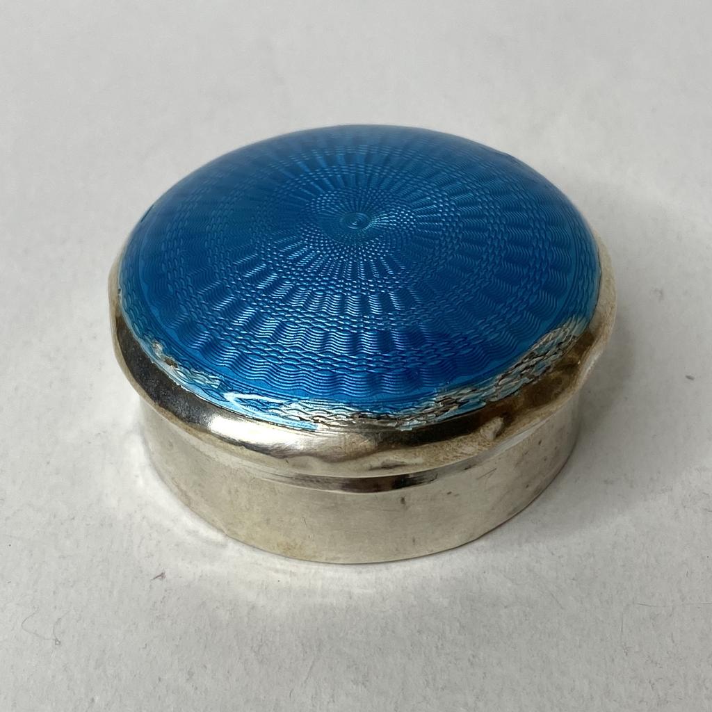 ✨Шкатулка с эмалью серебрение Арт  2285