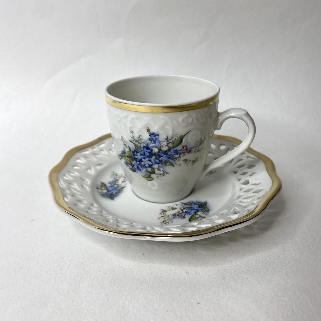 ✨Кофейная пара с незабудками Schumann Арт 2379