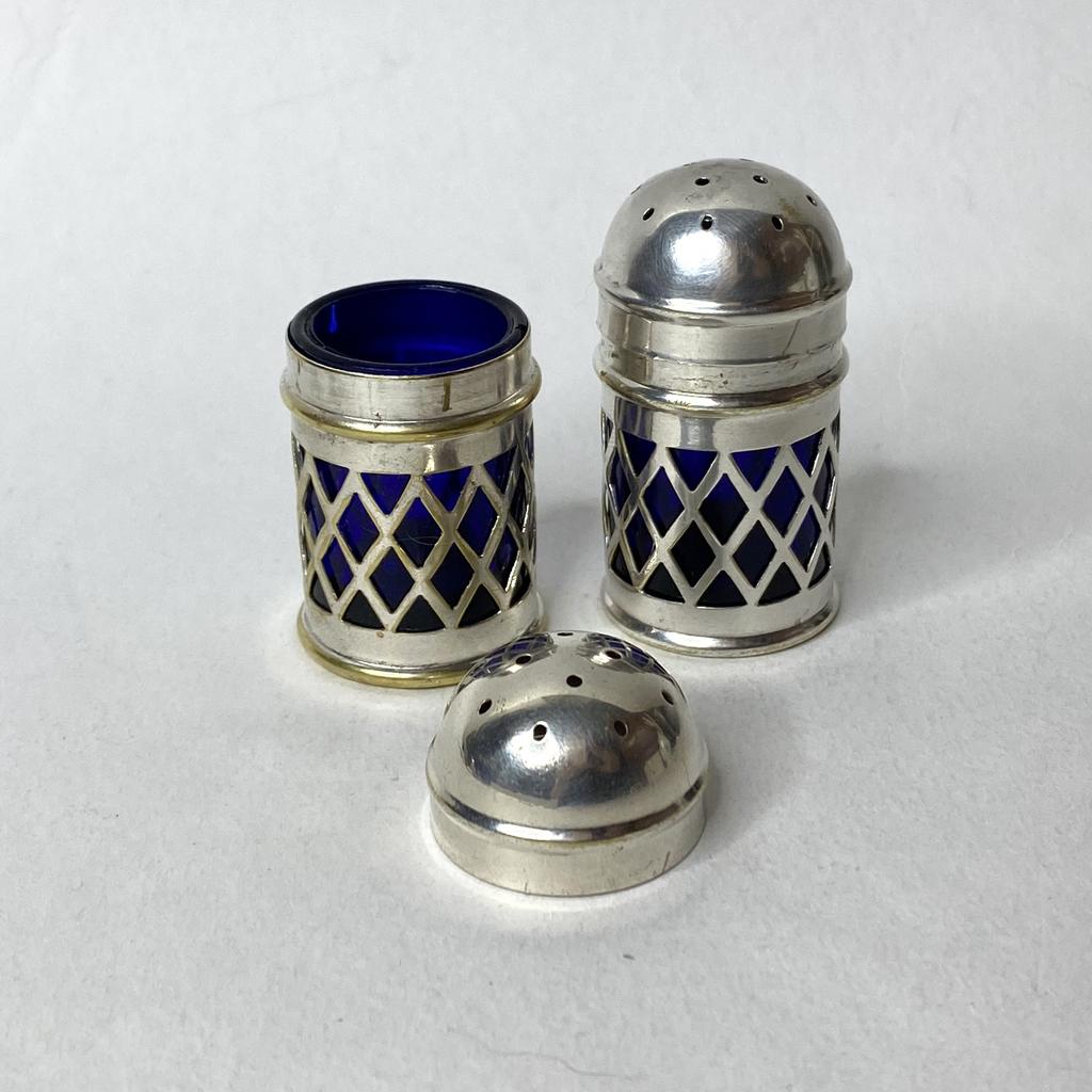 ✨Старинная солонка серебрение Арт 2388