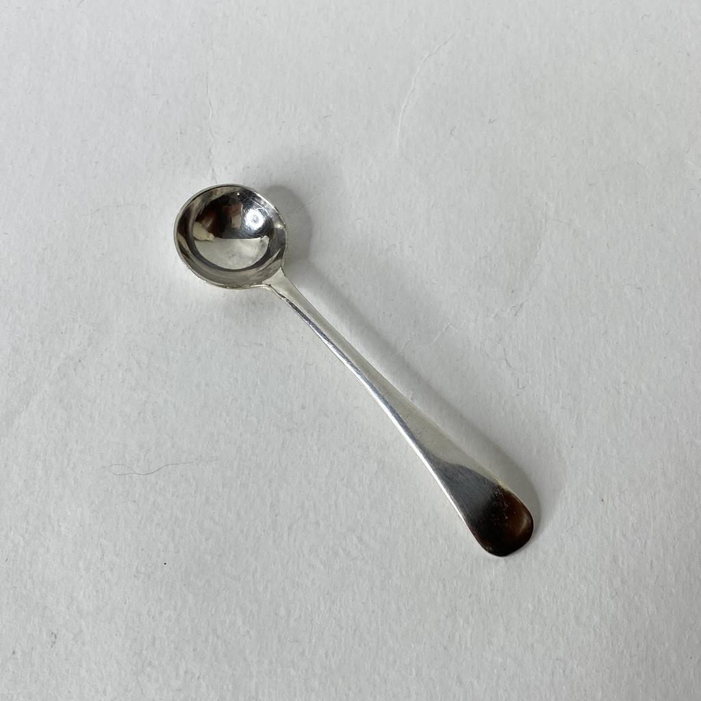 ✨Посеребрённая ложечка для соли 9 см Арт 2419