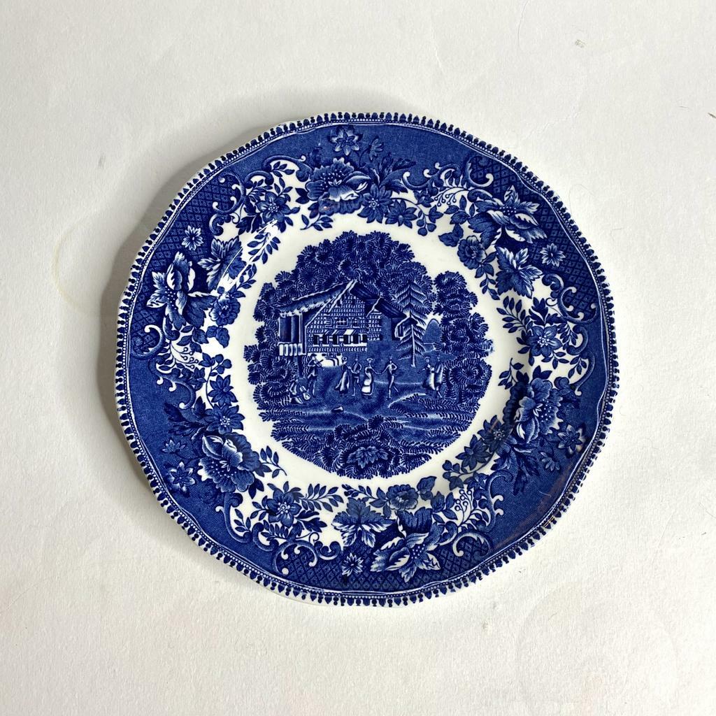 ✨Винтажная тарелка Enoch Wedgwood “Avon Cottage” Арт 1311