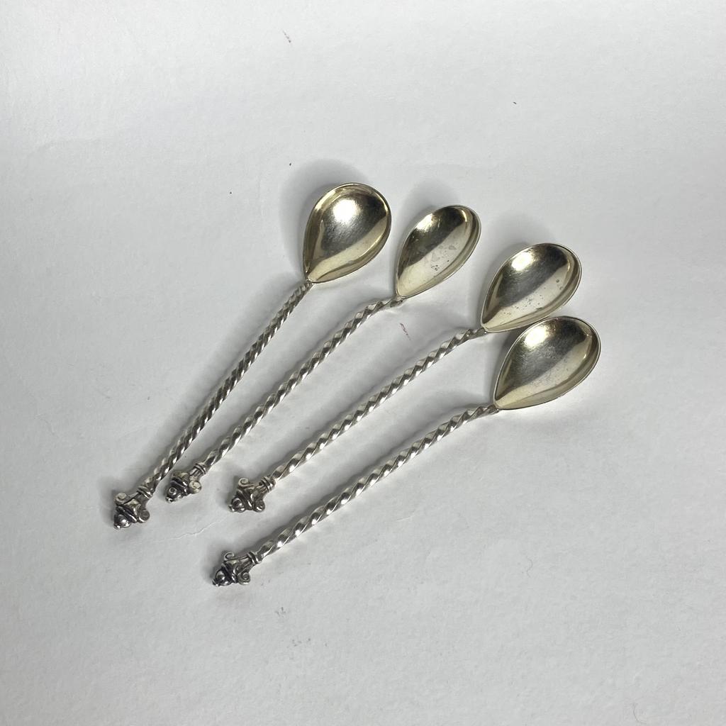 ✨Винтажная чайная ложка с витой ручкой 15 см Арт 2454