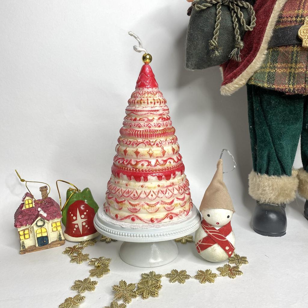 Свеча «Елочка» на подставке