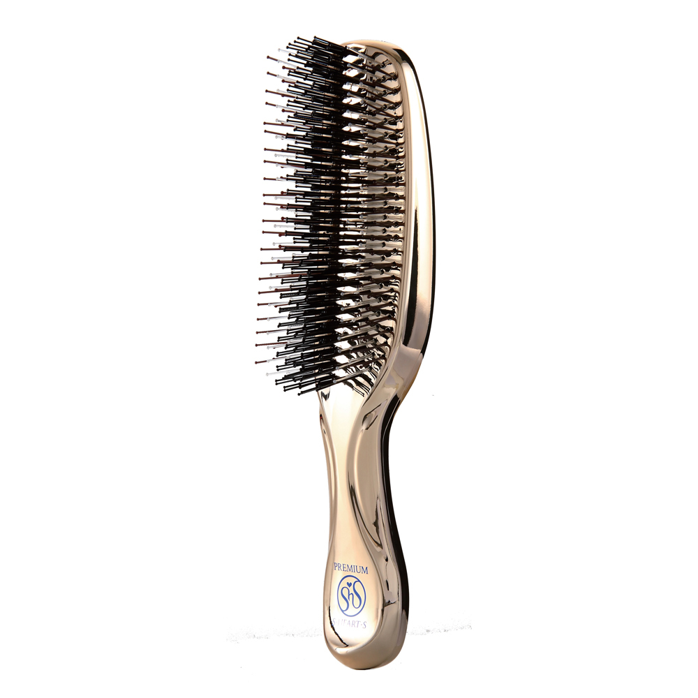 Японская расческа S-HEART-S Scalp Brush PREMIUM (золото)