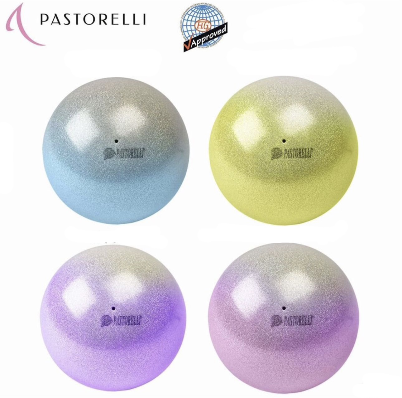 Мяч Pastorelli Gliter Sfumata HV 18 см