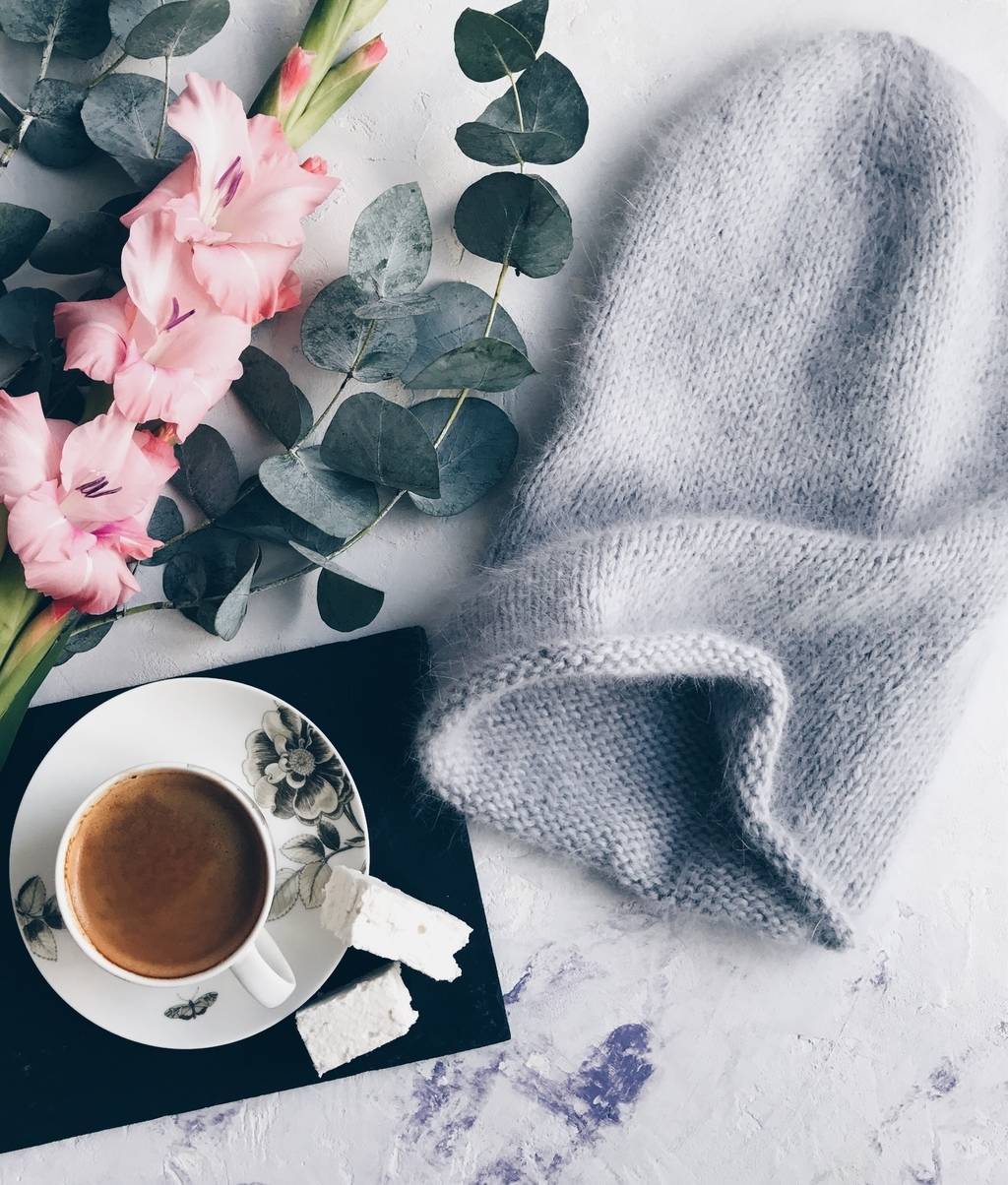 Шапка бини Angora Hat