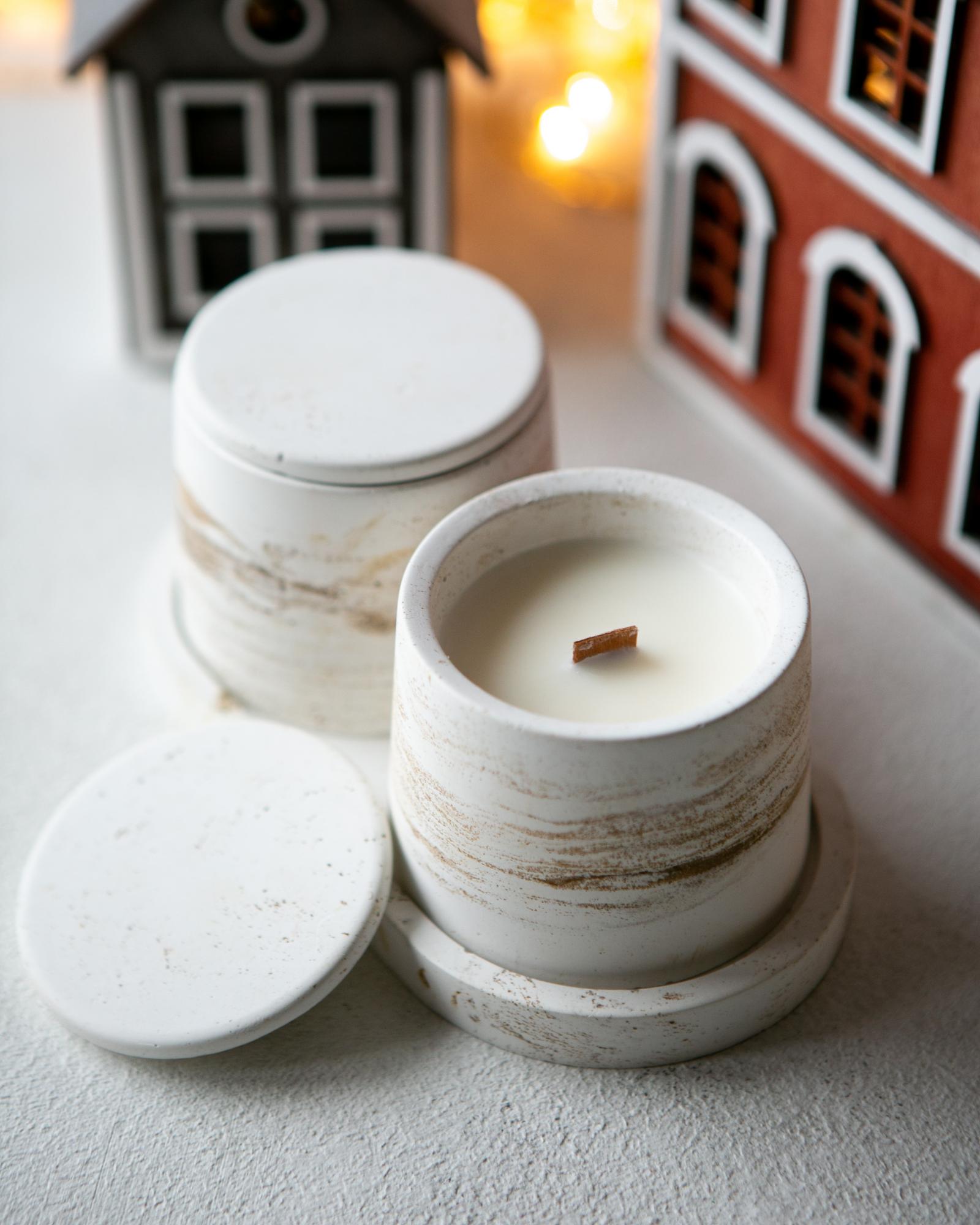 Соевая свеча в конусе "coffee"