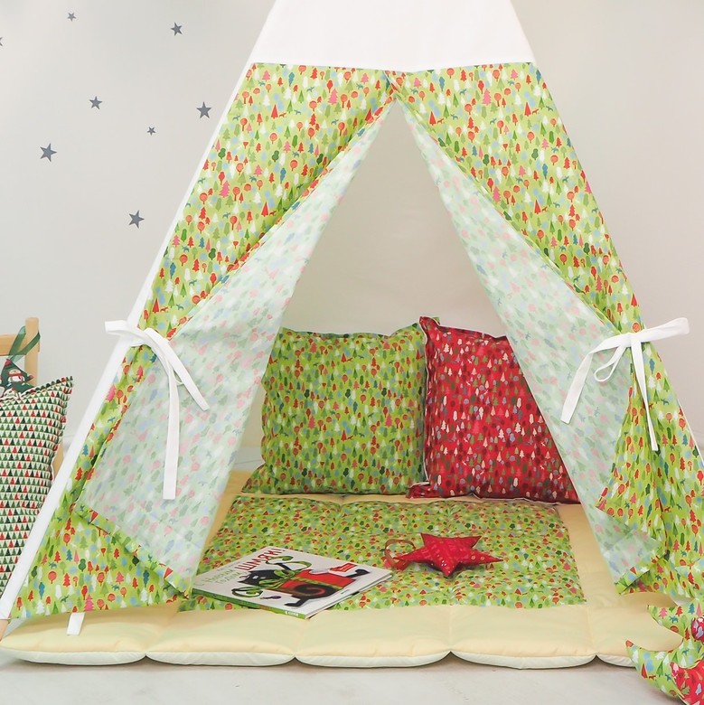 Игровой коврик "Зелёный лес" 110*110см/130*130см