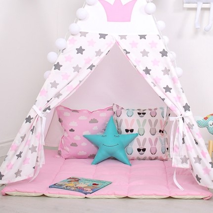 Игровой коврик "Розовый" 110*110см/130*130см