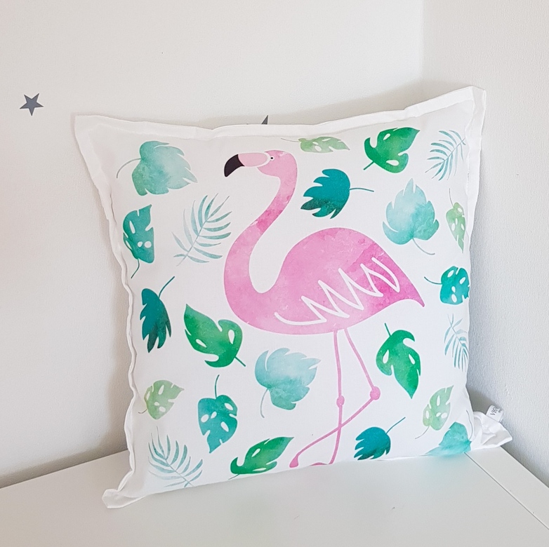 Подушка "Розовый фламинго"