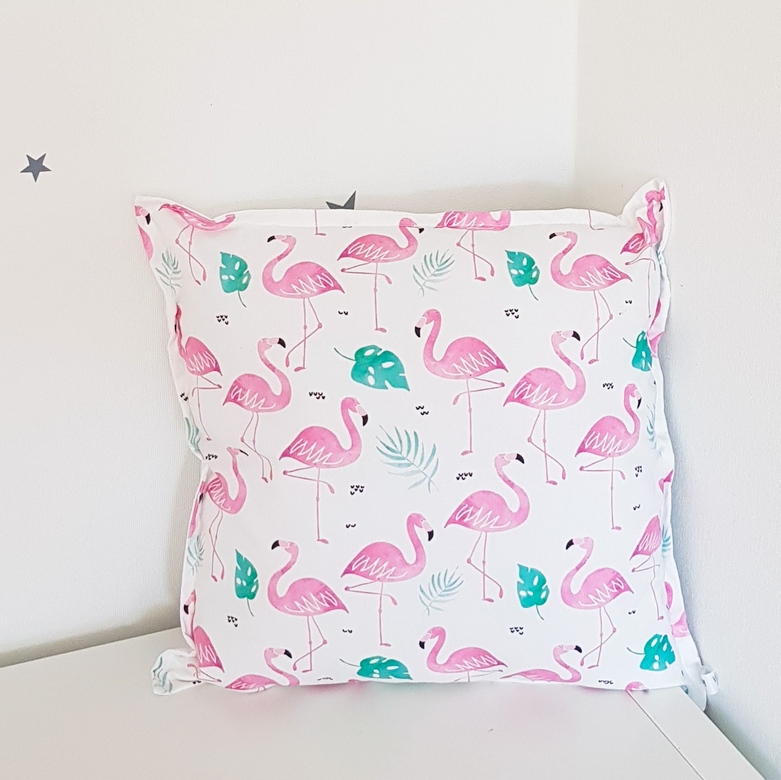 Подушка "Танец фламинго"