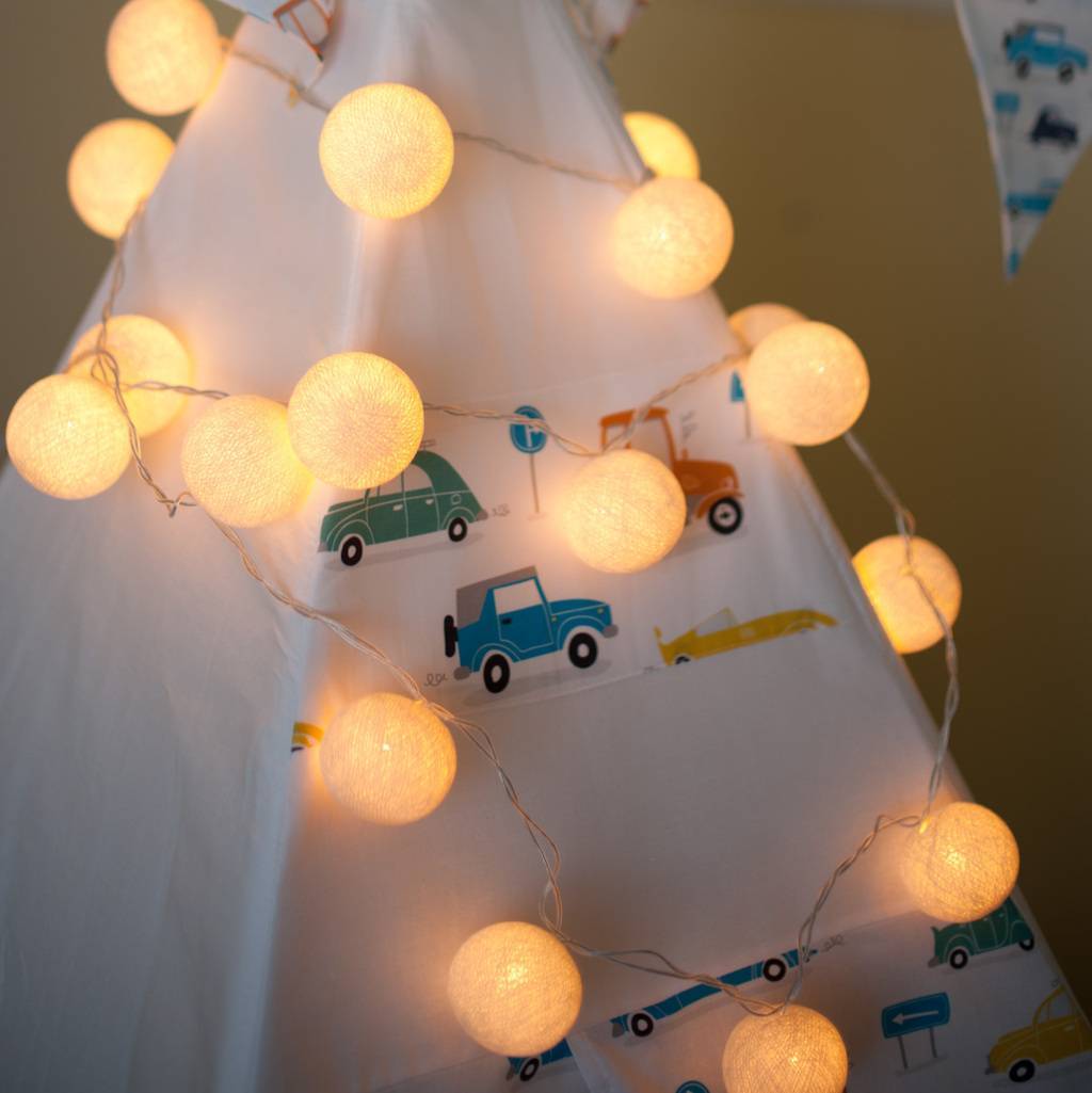 Светящиеся фонарики "Кремовые"