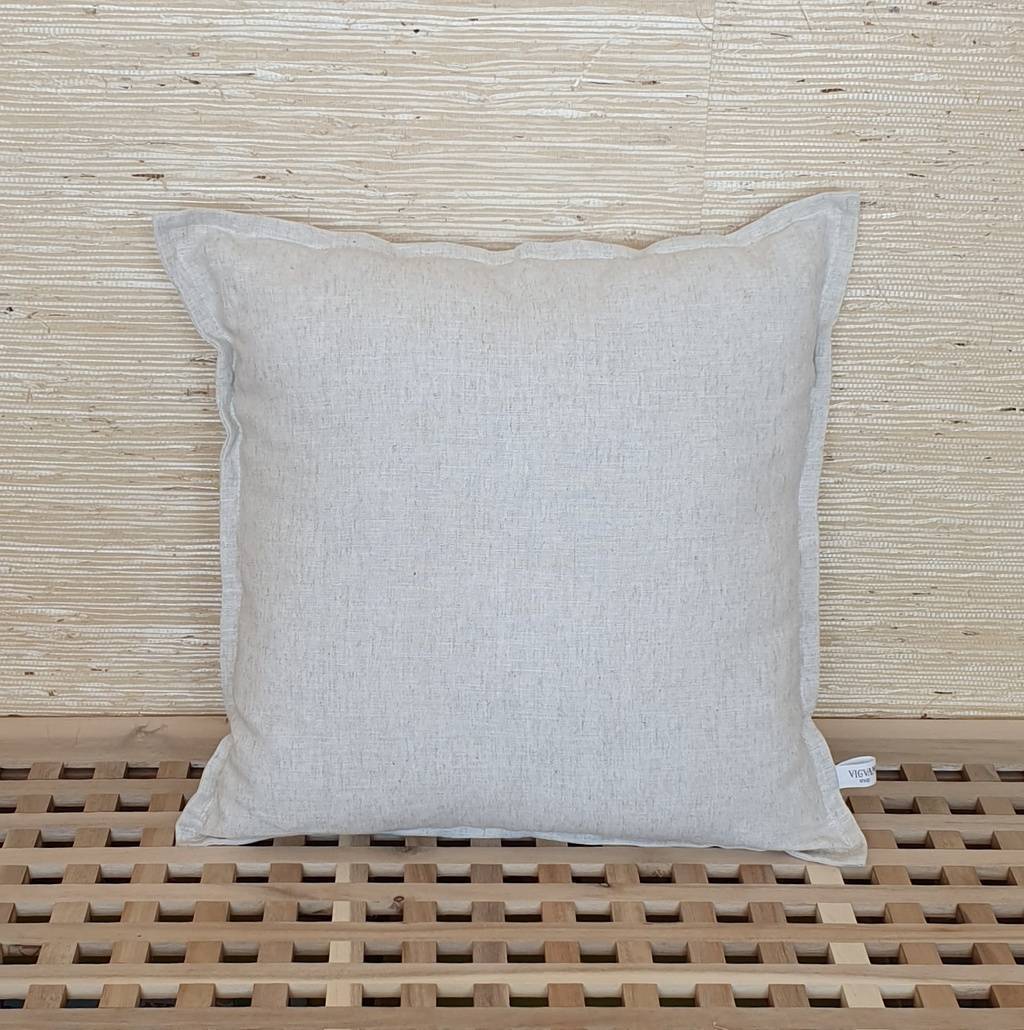 Подушка льняная "Бежевая"