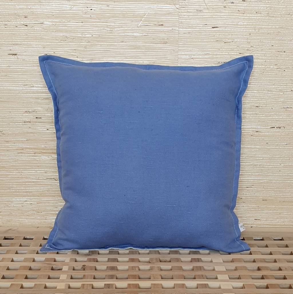 Подушка льняная "Лазурь"