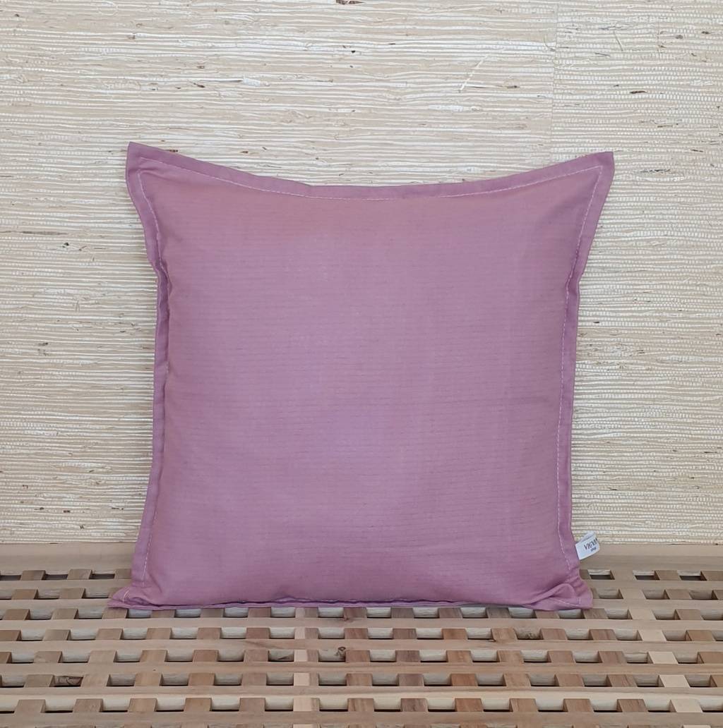 Подушка льняная "Пыльная роза"