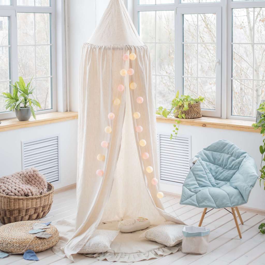 Шатёр-балдахин льняной