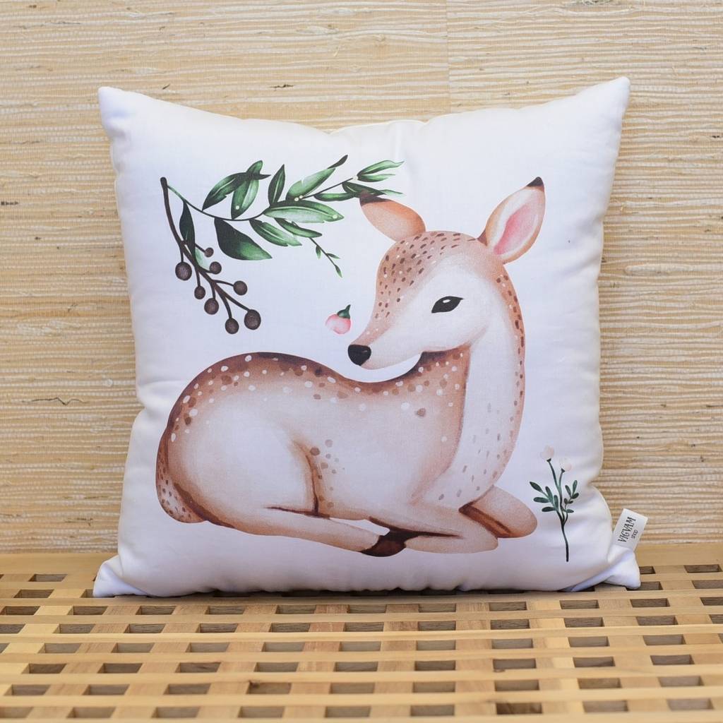 Подушка "Зверята. Оленёнок"