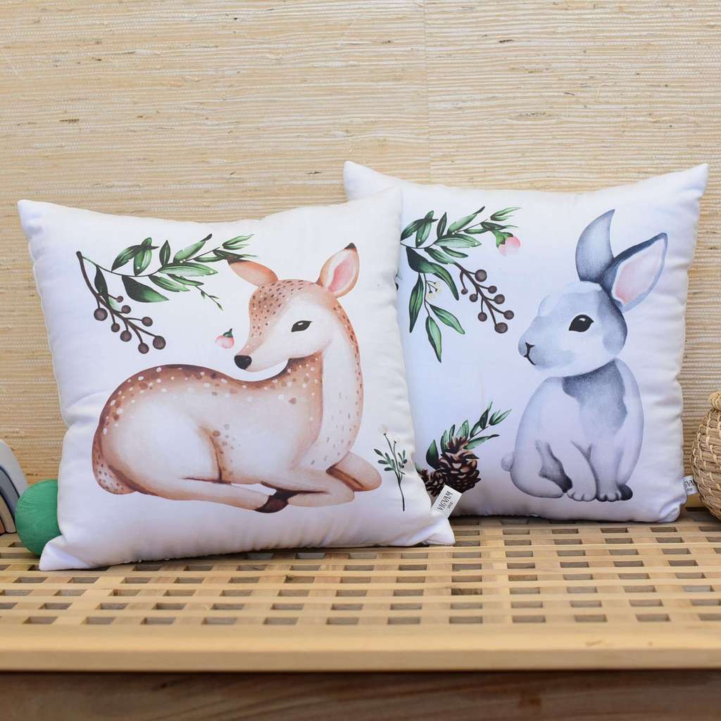 Комплект подушек "Зверята-2" (2 подушки / 4 подушки)