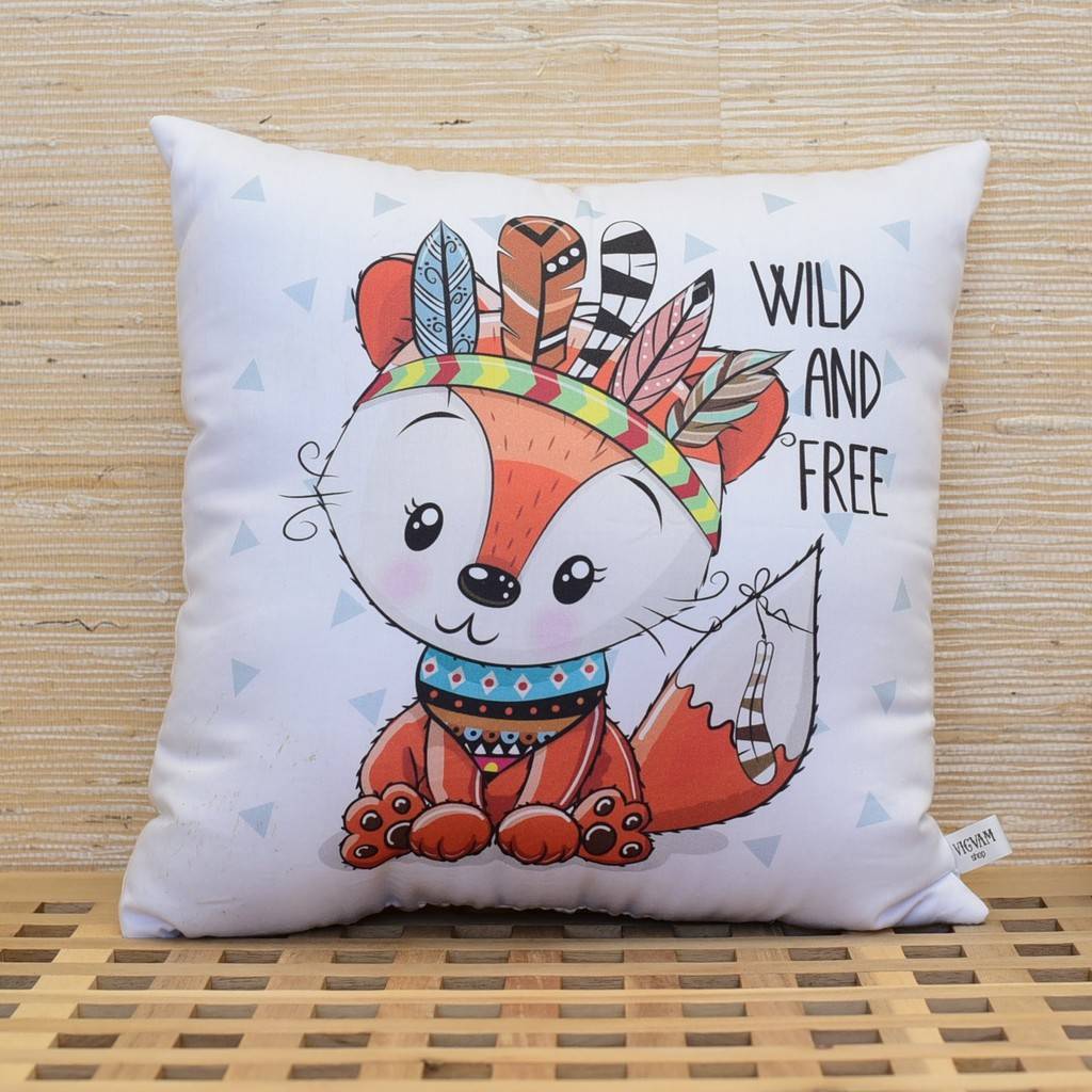 Подушка "Wild & Free. Лисёнок"