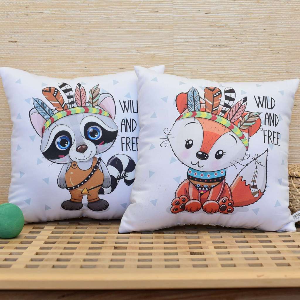 Комплект подушек "Wild & Free-2" (2 подушки / 4 подушки)