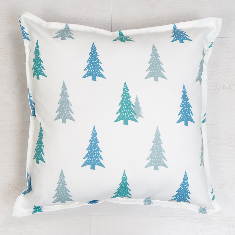 Подушка "Мятные ёлочки"