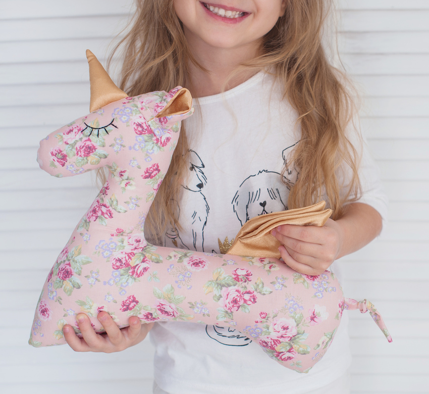 Игрушка "Единорог" цветочный