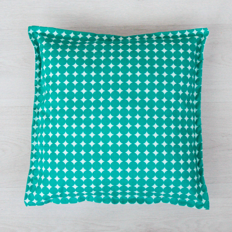 Подушка "Бирюзовые круги"