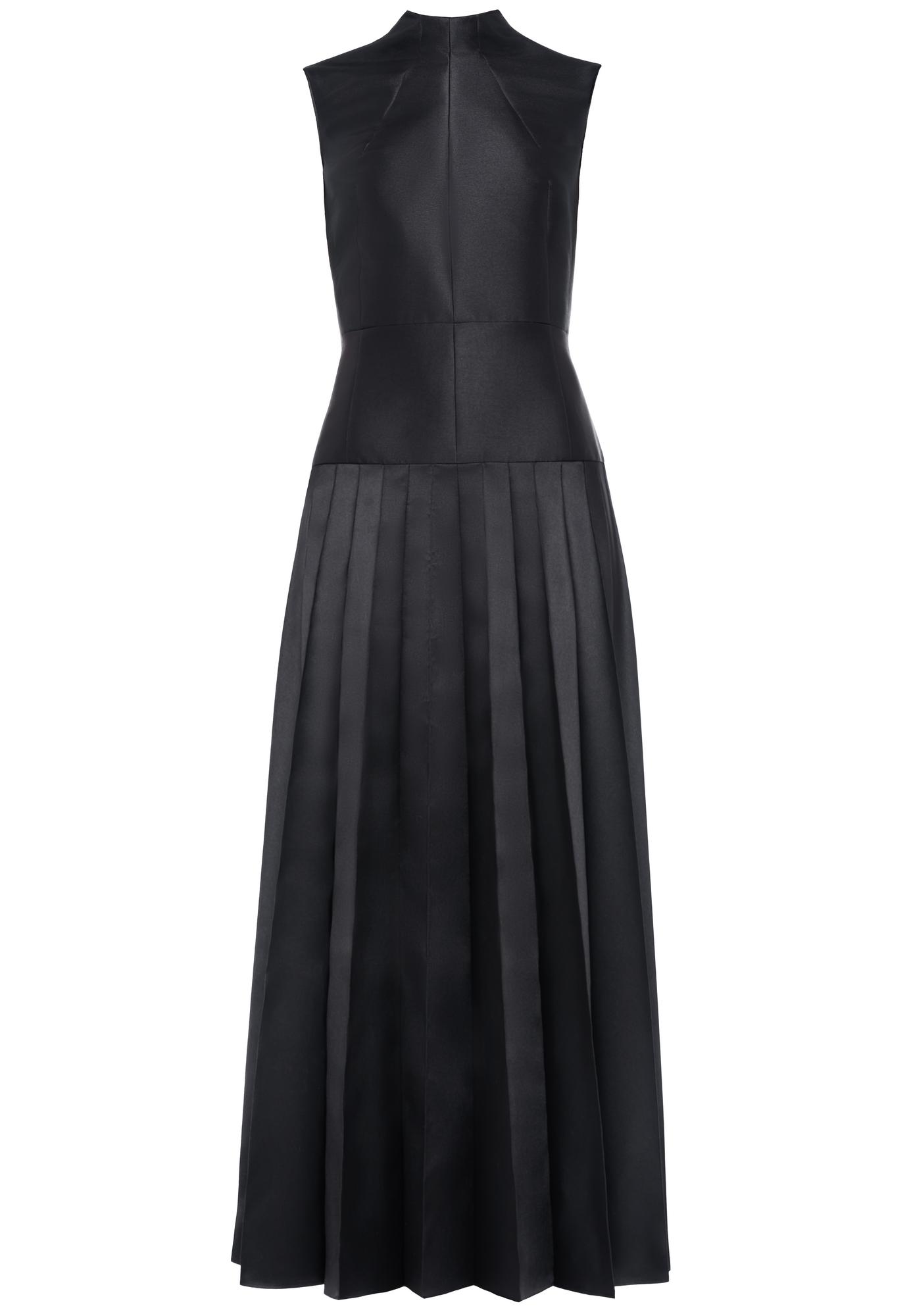 Платье на кокетке с юбкой-плиссе