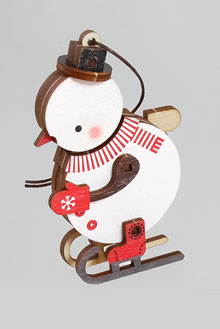 СНЕГОВИК НА КОНЬКАХ