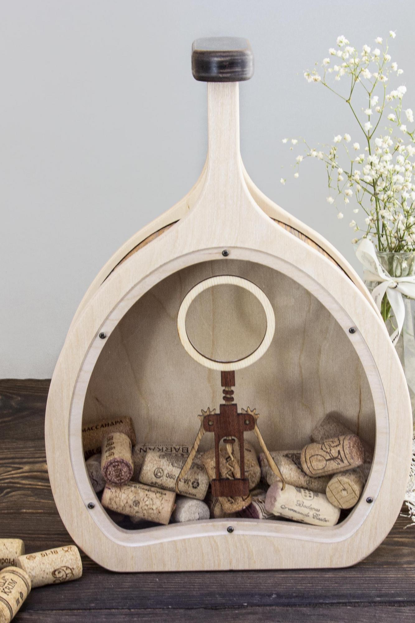 КОПИЛКА ДЛЯ ВИННЫХ ПРОБОК 33 х 23 х 8 см