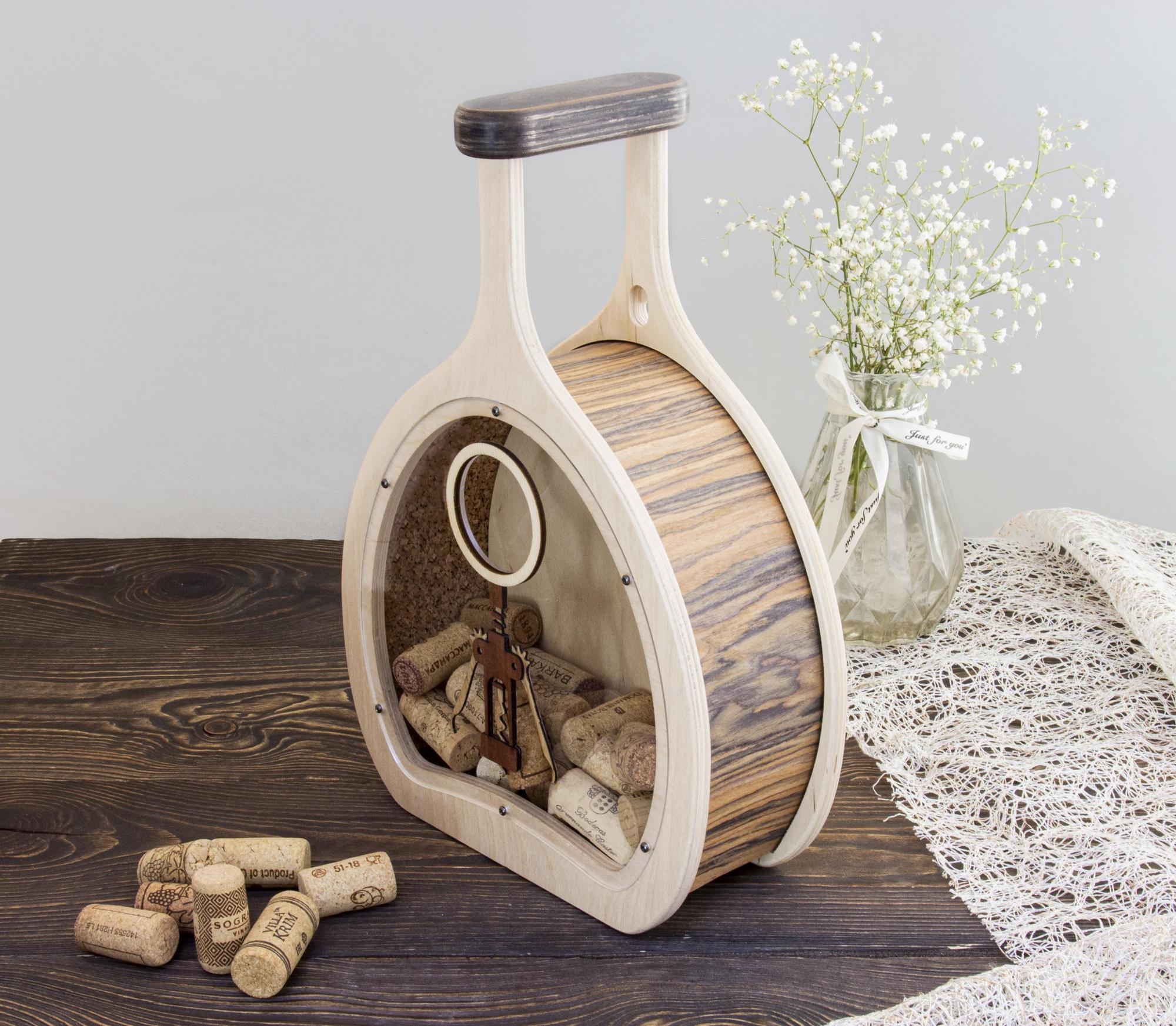 КОПИЛКА ДЛЯ ВИННЫХ ПРОБОК 33 х 23 х 8 см