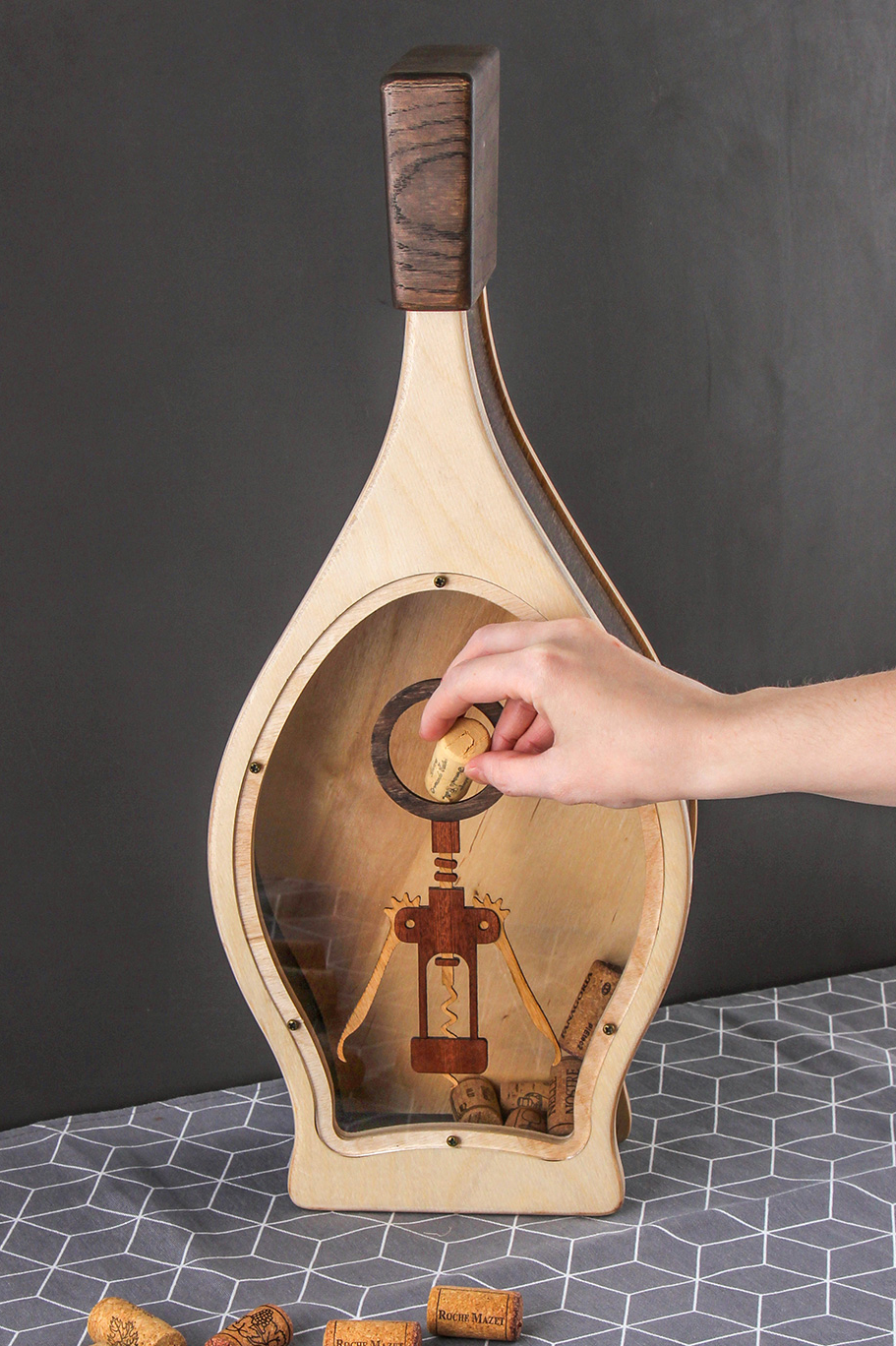 КОПИЛКА ДЛЯ ВИННЫХ ПРОБОК 52 х 21 х 10 см