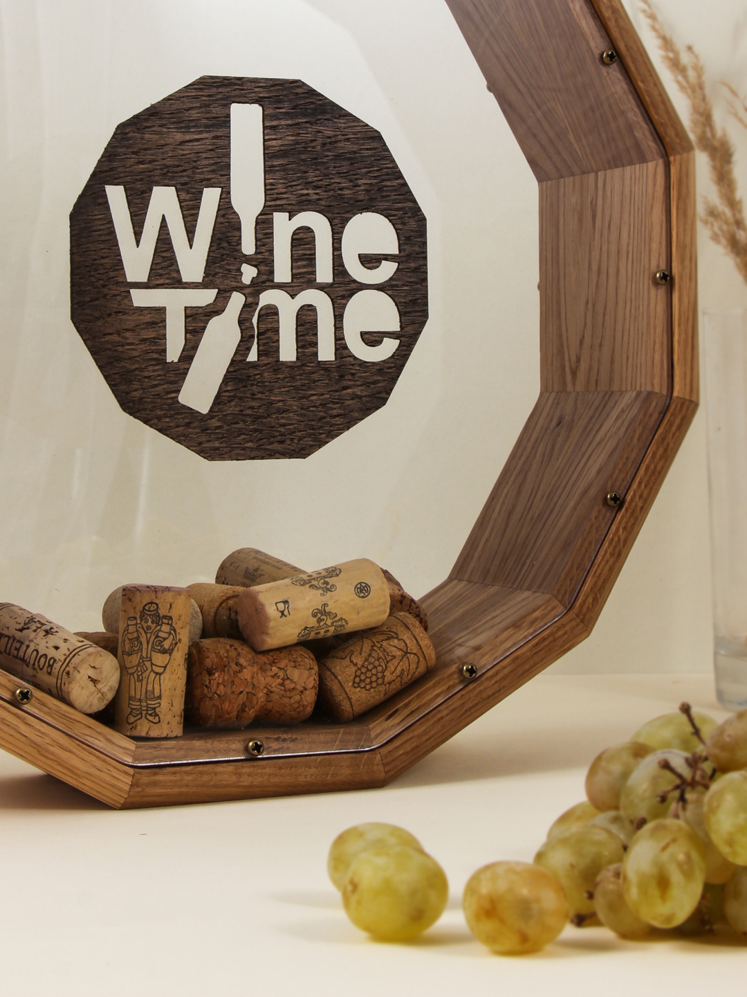 КОПИЛКА ДЛЯ ВИННЫХ ПРОБОК  КРУГЛАЯ