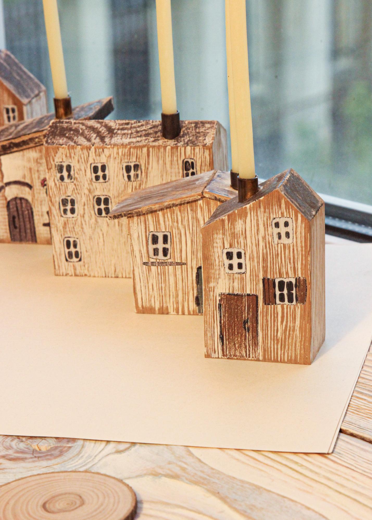 НАБОР ПОДСВЕЧНИКОВ "СТАРЫЙ ГОРОД"