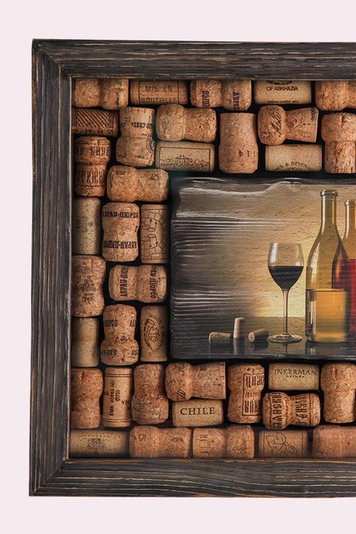 ОФОРМЛЕНИЕ ПРОБКАМИ 50х40 см