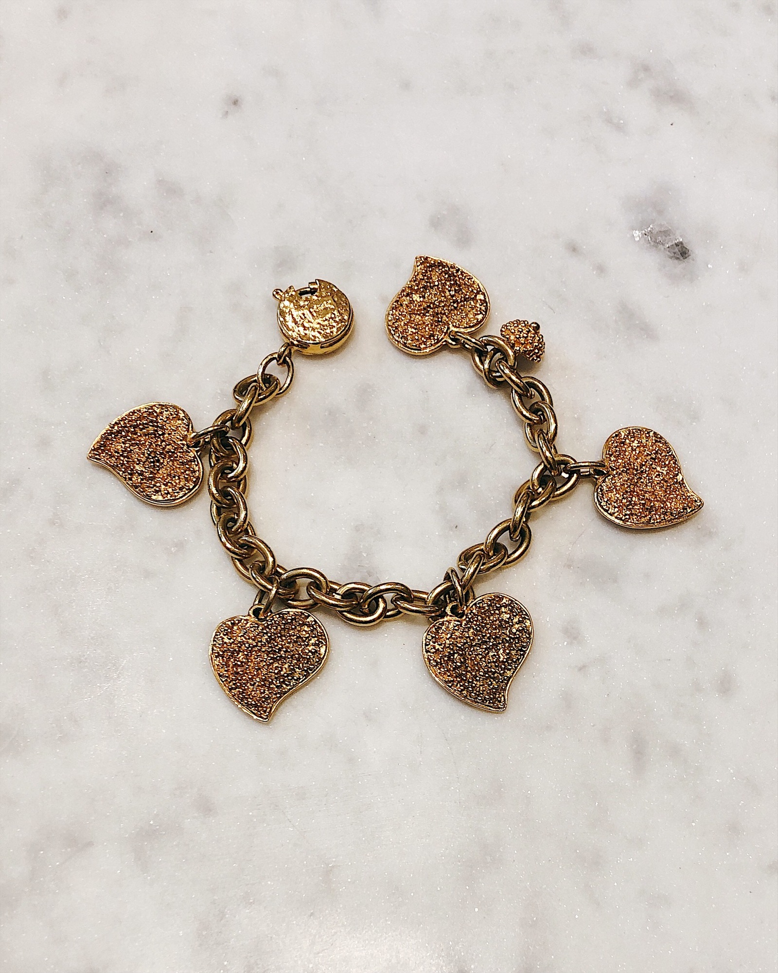 Браслет с сердцами Yves Saint Laurent