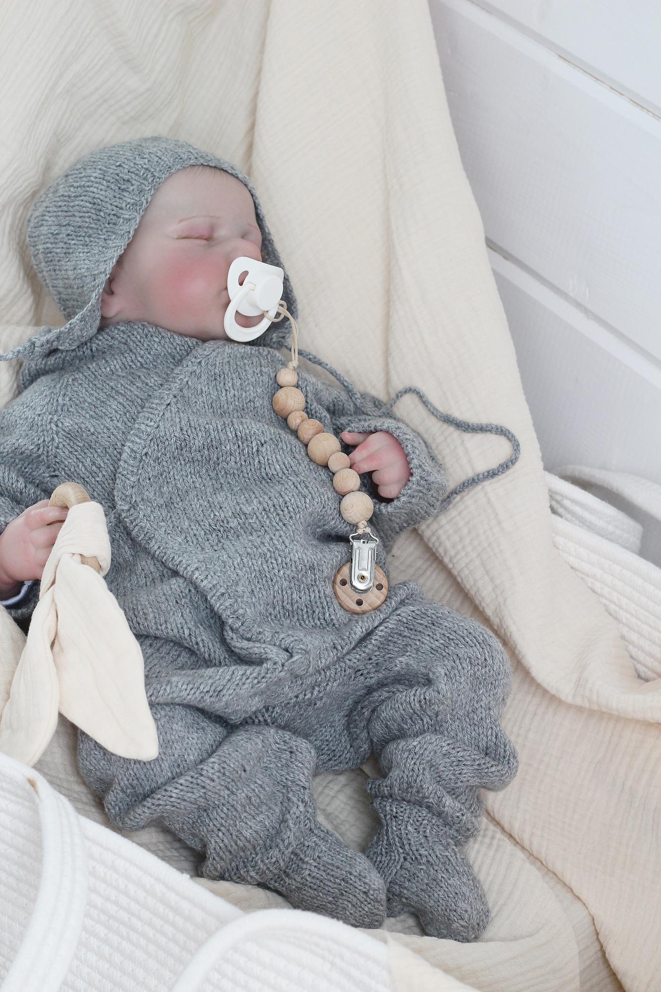 Комплект для малыша серый